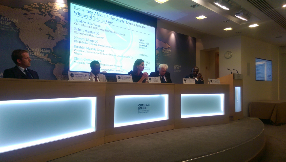 Gretta Fenner at Chatham House conference