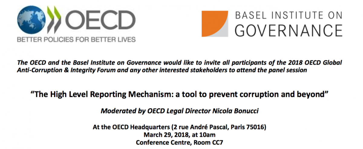 OECD invitation to an event