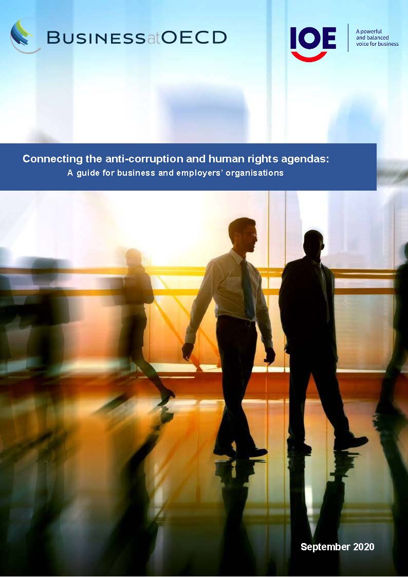 Cover page of Connecting the anti-corruption and human rights agendas: A guide for business and employers’ organisations